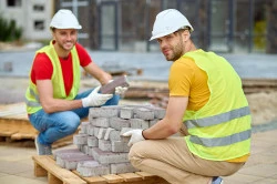 Réalisation de maçonnerie paysagère  